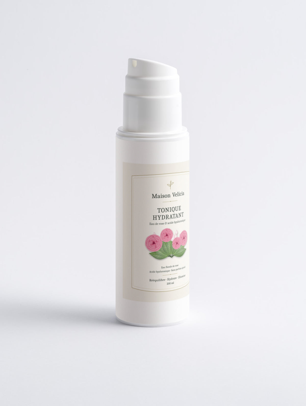 Nettoyant huile-en-lait peaux sensibles 150 ml, soin visage naturel Maison Velicia